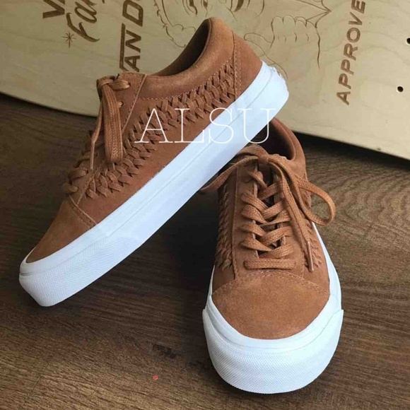 VANS Old Skool Weave Suede Grazed Ginger Kid’s - Picture 5 of 8